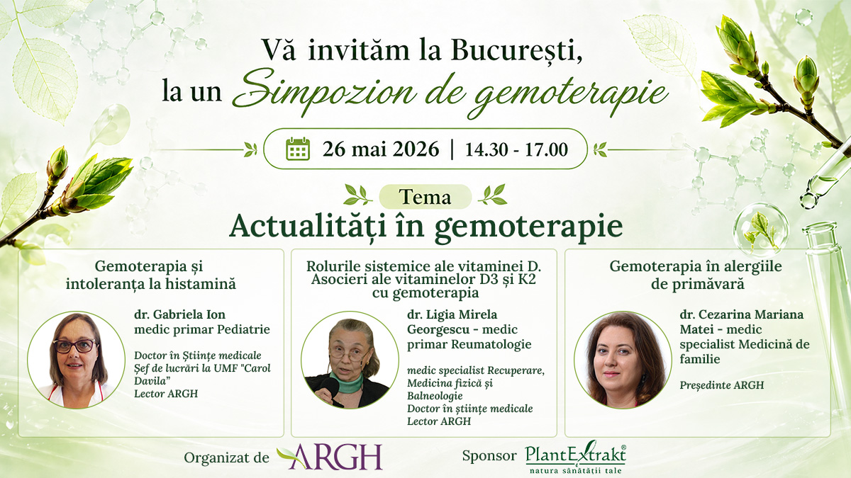 Simpozion de Gemoterapie, București, 26 mai 2026