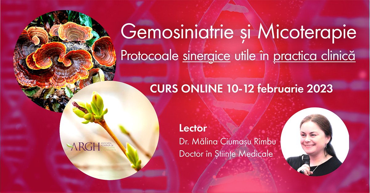 Curs online intensiv de gemosiniatrie și micoterapie