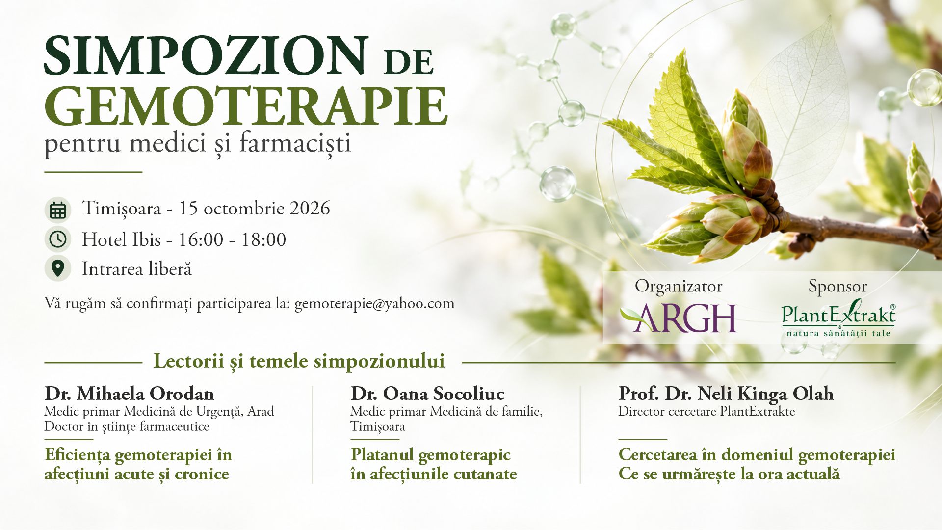 Simpozion Gemoterapie - Timisoara - oct 2026