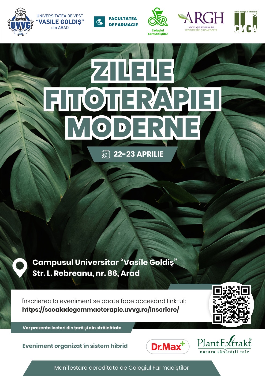 Zilele Fitoterapiei Moderne la Arad și online!
